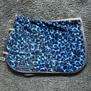 Equine Textiles Blue Flame Jump Saddle Pad